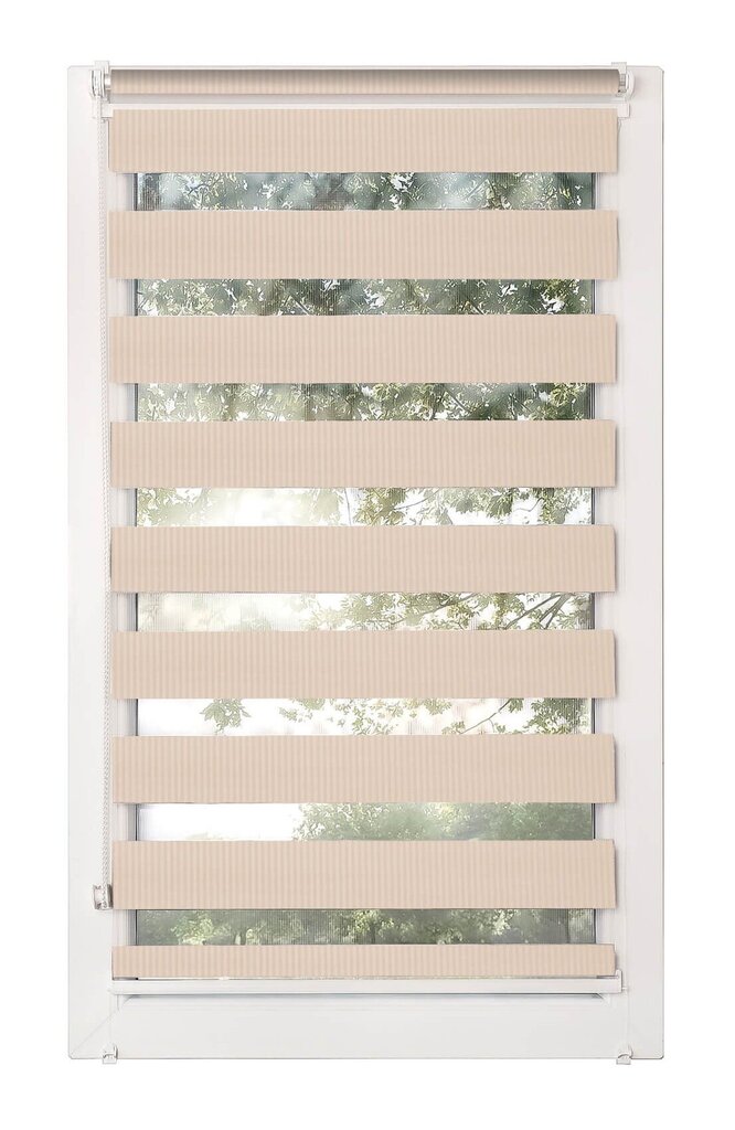 Rullaverho MINI Day-Night DN 76 BEIGE, 62x150 cm hinta ja tiedot | Rullaverhot | hobbyhall.fi