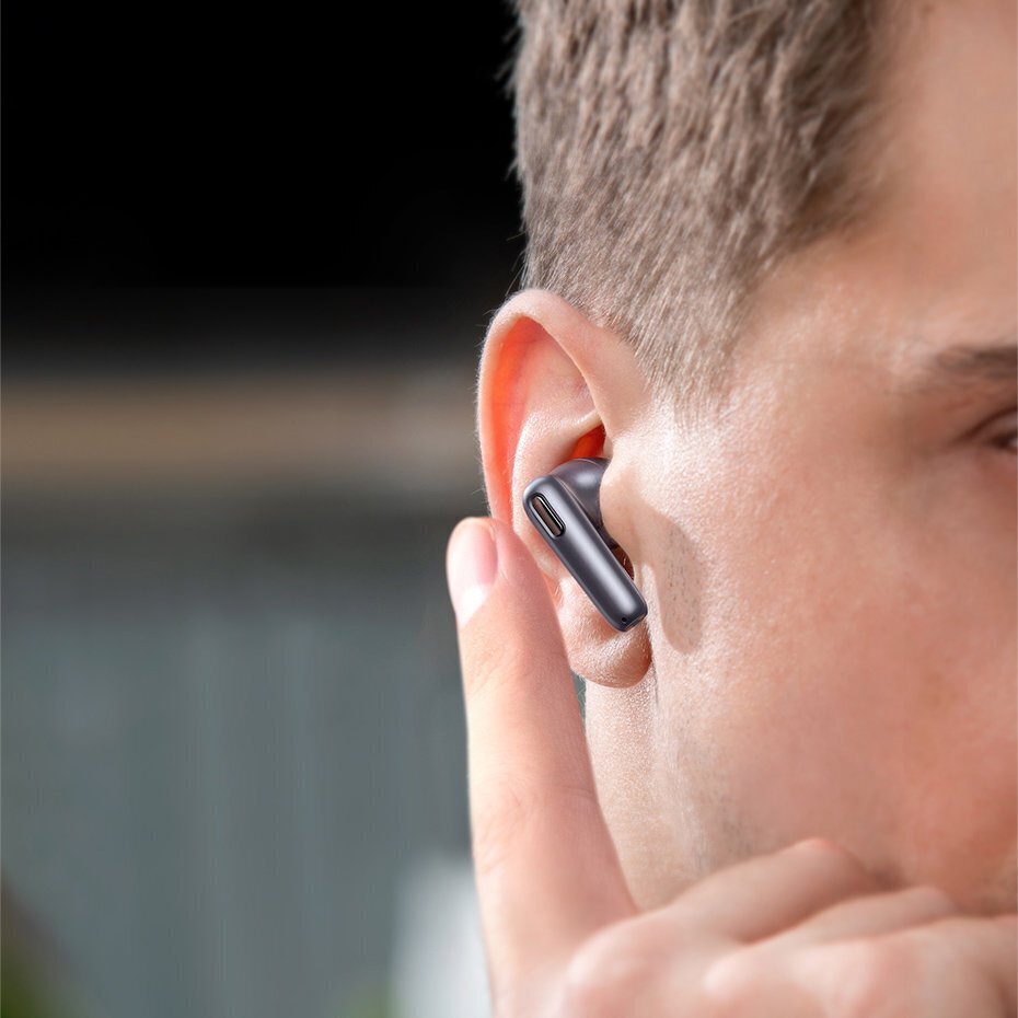 Baseus SIMU S2 langattomat kuulokkeet ANC / Bluetooth 5.0 / valkoinen hinta ja tiedot | Kuulokkeet | hobbyhall.fi