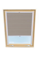 Laskostettu verho kattoikkunaan Velux, 114x118 cm, beige B-306000 hinta ja tiedot | Rullaverhot | hobbyhall.fi