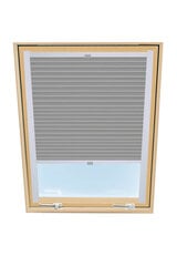 Laskostettu verho kattoikkunaan Velux, 114x118 cm, harmaa B-307000 hinta ja tiedot | Rullaverhot | hobbyhall.fi