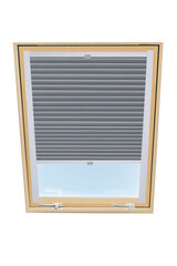 Laskostettu verho kattoikkunaan Velux, 66x118 cm, harmaa B-308000 hinta ja tiedot | Rullaverhot | hobbyhall.fi