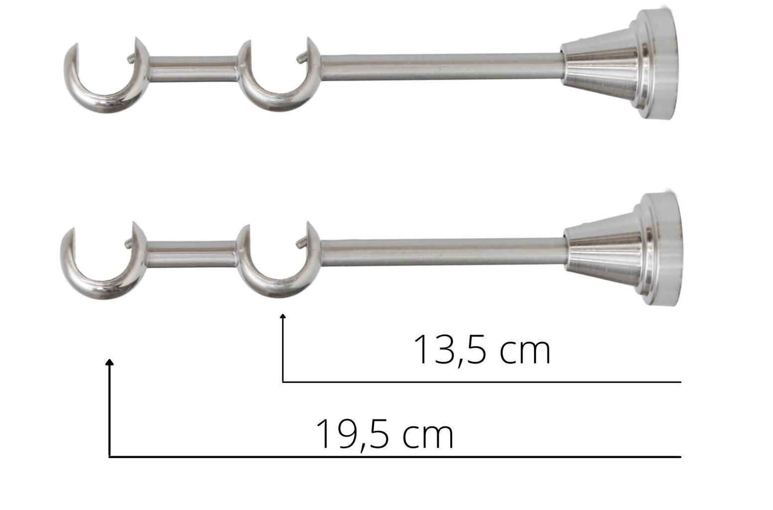 Kaksoisreuna 19 mm + 19 mm SPECJAL, 400 cm, antiikki hinta ja tiedot | Verhotangot | hobbyhall.fi