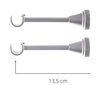 Yksittäinen reunalista 19 mm SPECJAL, 200 cm, hopea hinta ja tiedot | Verhotangot | hobbyhall.fi