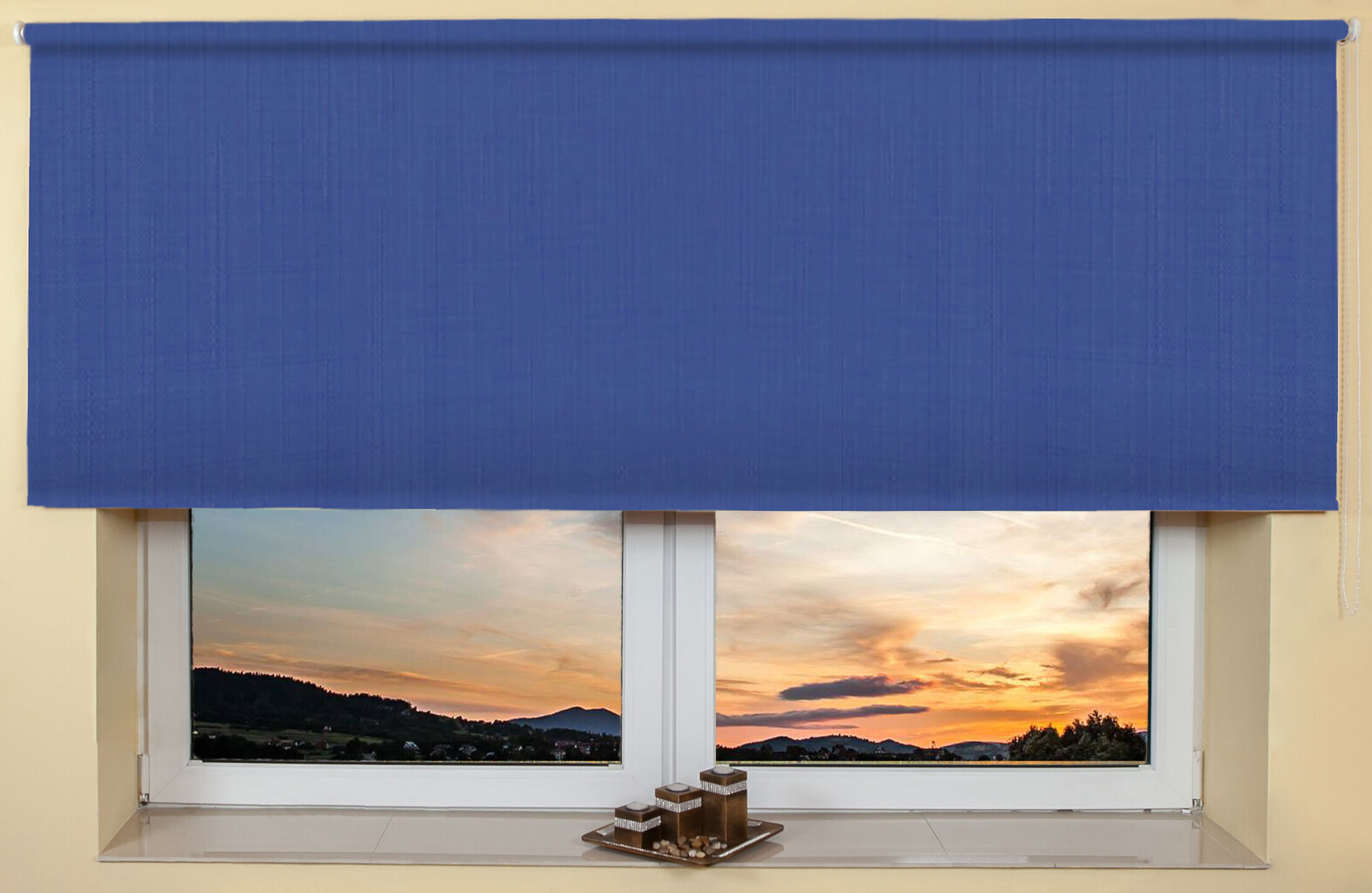 Seinä / katto rullakaihdin 90x240 cm, 2075 Sininen hinta ja tiedot | Rullaverhot | hobbyhall.fi