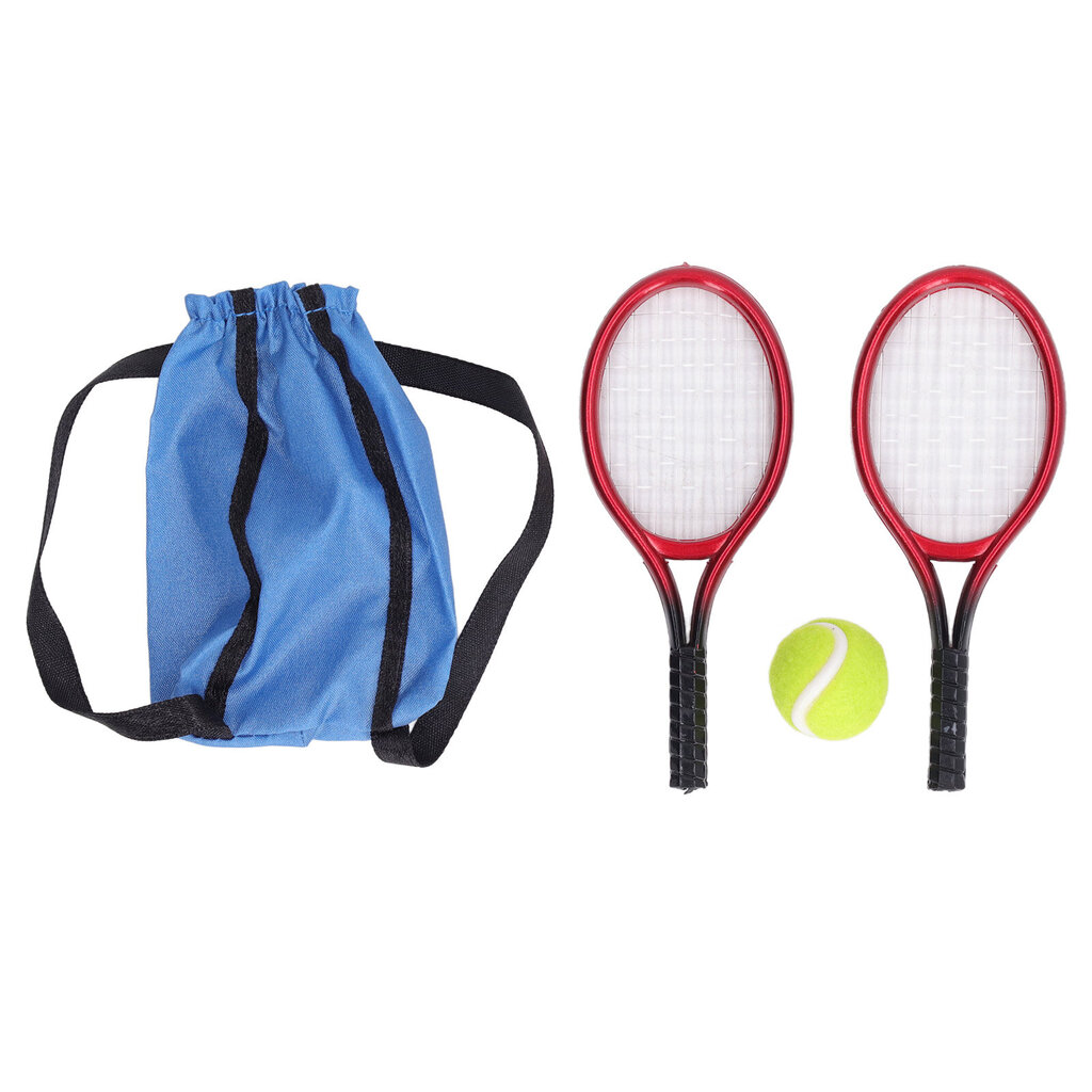 4 kpl 1:12 miniatyyri tennismailapallosetti Nukkekodin koristelutarvikkeet säilytyspussilla hinta ja tiedot | Pingismailat | hobbyhall.fi