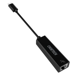 Choetech External Ethernet RJ45 (1000 Mbps) verkkokortti USB Typ C -portilla musta (HUB-R01) hinta ja tiedot | Puhelinkaapelit | hobbyhall.fi