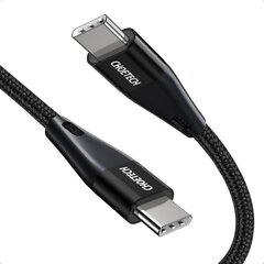 Choetech USB Type C - USB Type C virtajohto 60W 2m musta (XCC-1004-BK) hinta ja tiedot | Choetech Puhelimet, älylaitteet ja kamerat | hobbyhall.fi