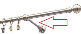 Kaksinkertainen metallinen verhotangon pidike, Specjal, 16 mm + 16 mm. hinta ja tiedot | Verhotangot | hobbyhall.fi