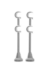 Kaksinkertainen metallinen verhotangon pidike, 16 mm + 16 mm hinta ja tiedot | Verhotangot | hobbyhall.fi