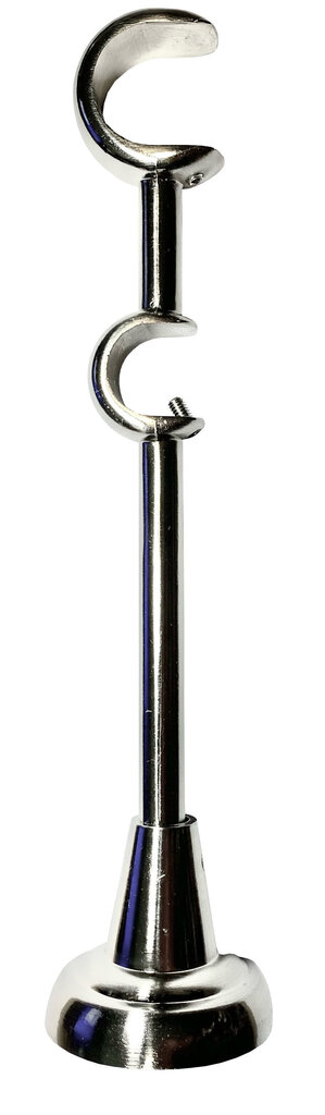 Kaksinkertainen metallinen verhotangon pidike, 25 mm + 19 mm. hinta ja tiedot | Verhotangot | hobbyhall.fi