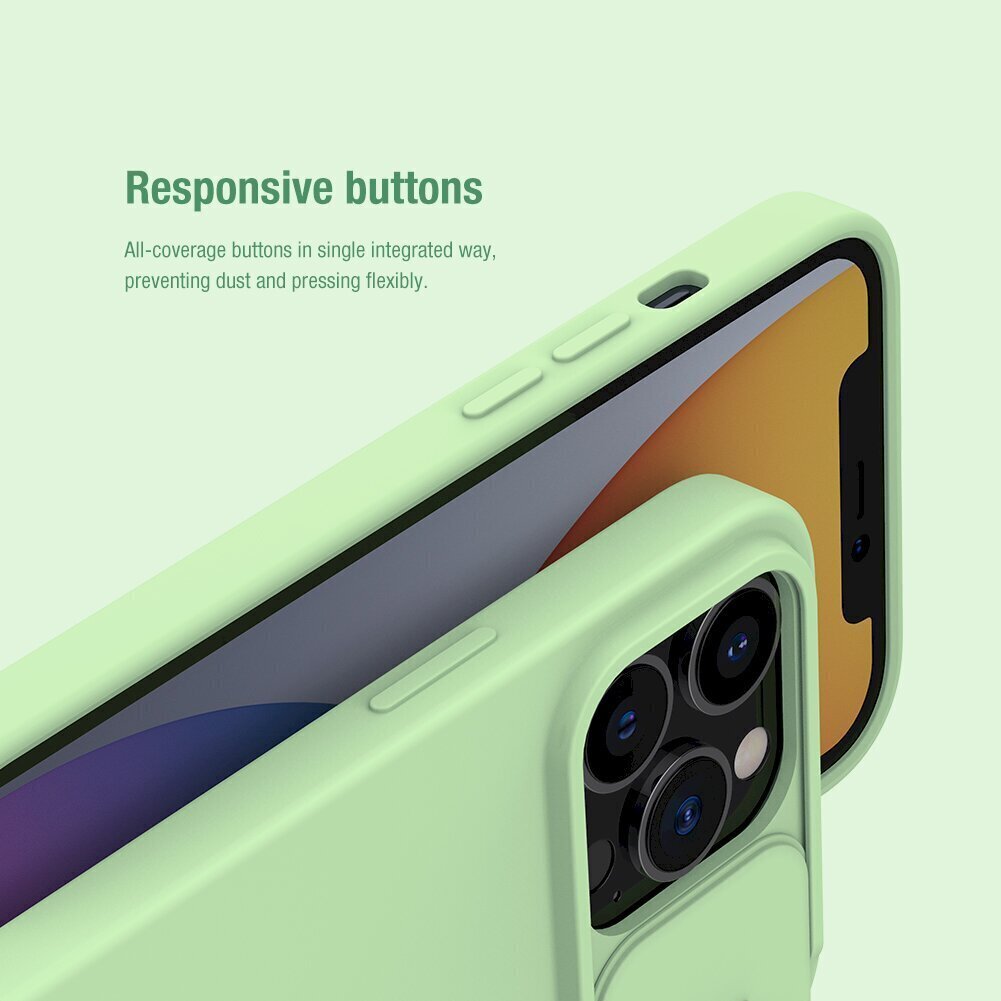 Nillkin CamShield Silky Silicone Case iPhone 13 Pro 6.1 Sininen -puhelimelle hinta ja tiedot | Puhelimen kuoret ja kotelot | hobbyhall.fi