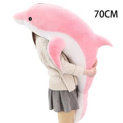 Dolphin Pehmo 70cm Vaaleanpunainen Lyhyt Pehmo PP Puuvilla Söpö Dolphin Pehmo Täytetty eläin hinta ja tiedot | Muut sukellustarvikkeet | hobbyhall.fi