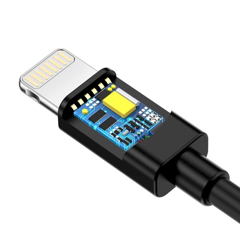 Choetech MFI USB - Lightning latausdatakaapeli 1,2 m valkoinen (IP0026 valkoinen) hinta ja tiedot | Puhelinkaapelit | hobbyhall.fi