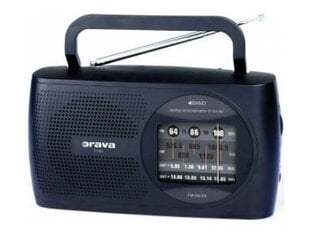 Kannettava radio Orava T120B, musta hinta ja tiedot | Kelloradiot ja herätyskellot | hobbyhall.fi