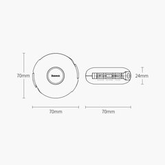 Magneettinen USB-kaapeliteline Sinkki 3in1 USB-C / Lightning / Micro 20W, 1m (valkoinen). hinta ja tiedot | Puhelinkaapelit | hobbyhall.fi