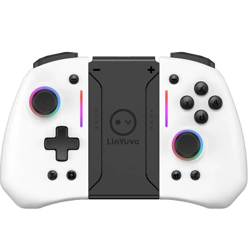 LinYuvo KS42 Meteor -valonlangaton Joy-pad Nintendo Switchille - VALKOINEN hinta ja tiedot | Ohjain- ja laajennuskortit | hobbyhall.fi