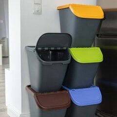 BranQ jätelajittelulaatikko Pelican, 23 l, sininen hinta ja tiedot | Roska-astiat | hobbyhall.fi
