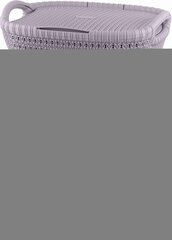 Pyykkikori Curver Knit, 57l, violetti hinta ja tiedot | Kuivaustelineet ja tarvikkeet | hobbyhall.fi