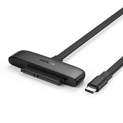 UGREEN USB-C 3,0–2,5 tuuman SATA-muunnin, OTG, 50 cm (musta) hinta ja tiedot | Adapterit | hobbyhall.fi