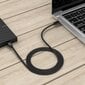 Kaapeli USB-C-USB-C BlitzWolf BW-HDC3, PD, 100W, 1m (musta) hinta ja tiedot | Puhelinkaapelit | hobbyhall.fi