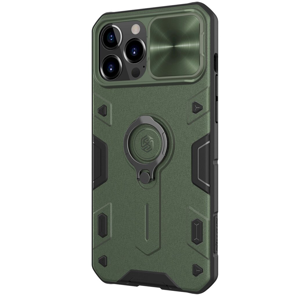 Puhelinkuori Nillkin CamShield sopii iPhone 13 Pro Max:lle, tummanvihreä hinta ja tiedot | Puhelimen kuoret ja kotelot | hobbyhall.fi