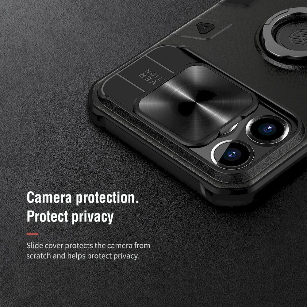 Puhelinkuori Nillkin CamShield sopii iPhone 13 Pro Max:lle, tummanvihreä hinta ja tiedot | Puhelimen kuoret ja kotelot | hobbyhall.fi