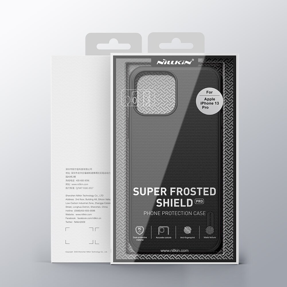 Puhelinkuori Nillkin Super Frosted PRO Magnetic sopii iPhone 13 Prolle, sininen hinta ja tiedot | Puhelimen kuoret ja kotelot | hobbyhall.fi