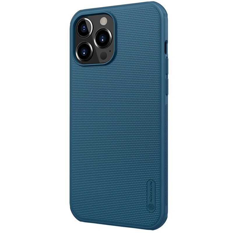 Puhelinkuori Nillkin Super Frosted PRO Magnetic sopii iPhone 13 Prolle, sininen hinta ja tiedot | Puhelimen kuoret ja kotelot | hobbyhall.fi