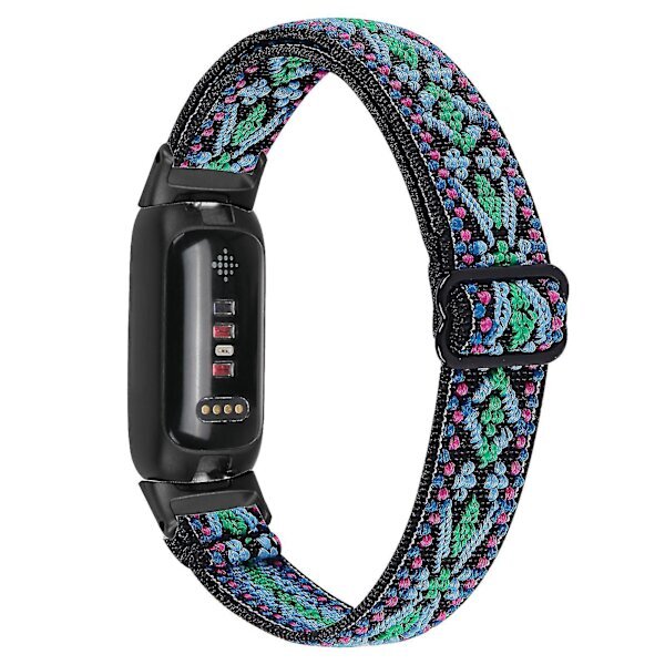 Fitbit Inspire 3 Nylon Elastinen Punottu Solo Loop Urheilukellohihna Musta - 419 hinta ja tiedot | Älykellojen ja aktiivisuusrannekkeiden lisätarvikkeet | hobbyhall.fi