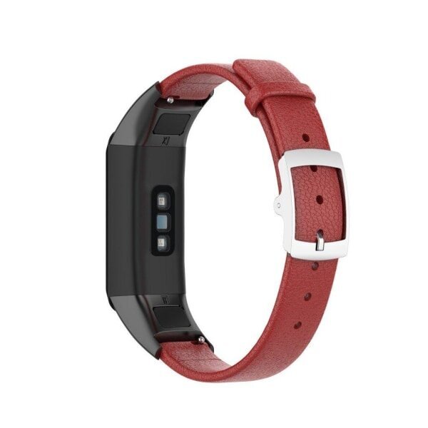 Honor Band 5i aito nahkainen kellonauha - Punainen Red hinta ja tiedot | Älykellojen ja aktiivisuusrannekkeiden lisätarvikkeet | hobbyhall.fi