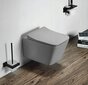 WC-istuin Mexen Teo Rimless Duroplast Slim hitaasti sulkeutuvalla kannella, Light grey mat hinta ja tiedot | WC-istuimet | hobbyhall.fi