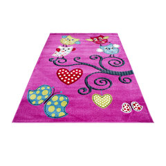 Lastenhuoneen matto Ayyildiz Kids Purple 0420, 120x170 cm hinta ja tiedot | Isot matot | hobbyhall.fi