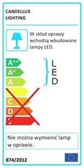 Candellux upotettava valaisin SS-34. hinta ja tiedot | Upotettavat valaisimet ja LED-valaisimet | hobbyhall.fi