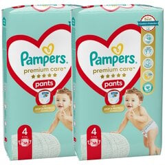 Pampers Premium Care -housut, koko 4, vaipat 116 hinta ja tiedot | Vaipat | hobbyhall.fi