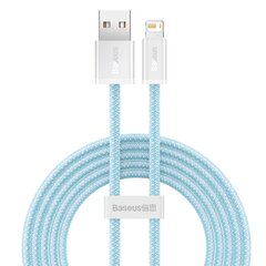 Base Dynamic -kaapeli USB Lightningiin, 2,4A, 2m (sininen). hinta ja tiedot | Puhelinkaapelit | hobbyhall.fi