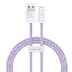 Dynaaminen pohjakaapeli USB Lightningiin, 2,4A, 1m (violetti). hinta ja tiedot | Puhelinkaapelit | hobbyhall.fi