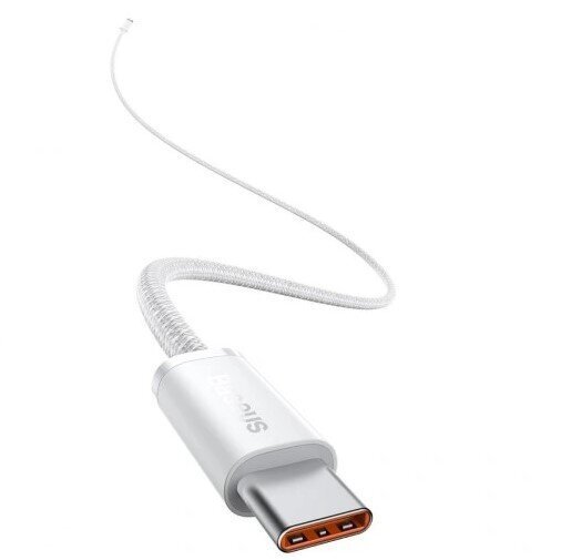 USB-C-kaapeli USB-C-alustaan, 100 W, 2 m (valkoinen). hinta ja tiedot | Puhelinkaapelit | hobbyhall.fi