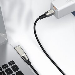 Baseus Flash Series 2-in-1-pikalataus datakaapeli USB Type C - USB Type C + DC pyöreä pää 100W 2m musta (CA1T2-D01). hinta ja tiedot | Puhelinkaapelit | hobbyhall.fi