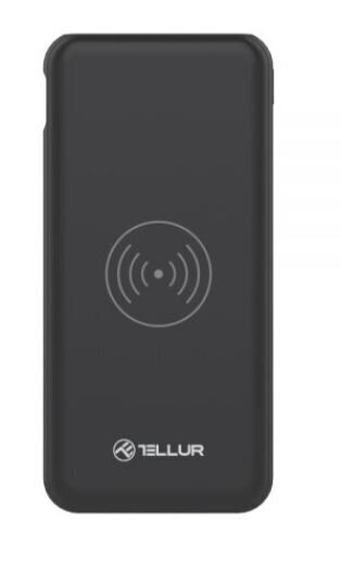 Tellur PBW102 10000mAh Qi wireless 18W Varavirtalähde, musta hinta ja tiedot | Varavirtalähteet | hobbyhall.fi