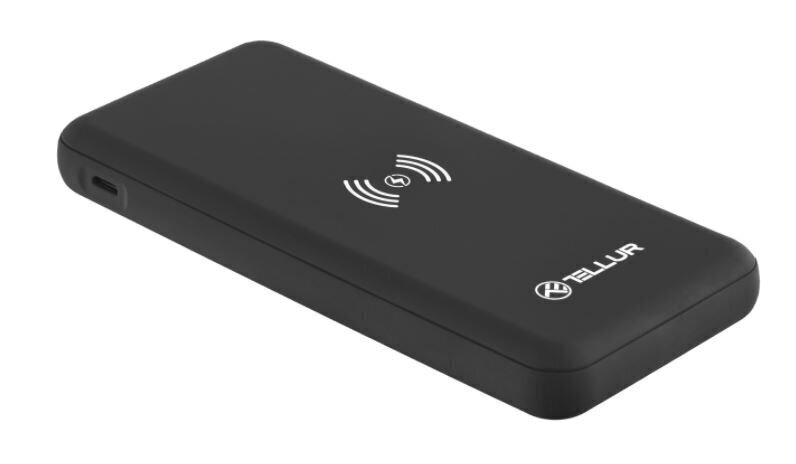 Tellur PBW102 10000mAh Qi wireless 18W Varavirtalähde, musta hinta ja tiedot | Varavirtalähteet | hobbyhall.fi