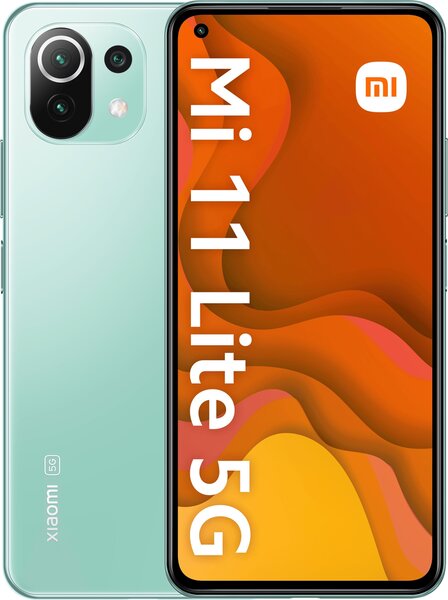 Xiaomi Mi 11 Lite NE 5G älypuhelin, 6/128 GB, Dual SIM, Mint Green