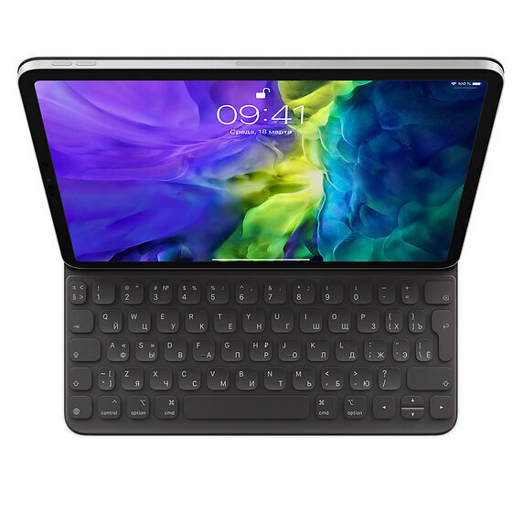 Apple Smart Keyboard Folio for iPad Air (4th,5th generation) | 11-inch iPad Pro (all gen) - RUS - MXNK2RS/A hinta ja tiedot | Tablettien lisätarvikkeet | hobbyhall.fi