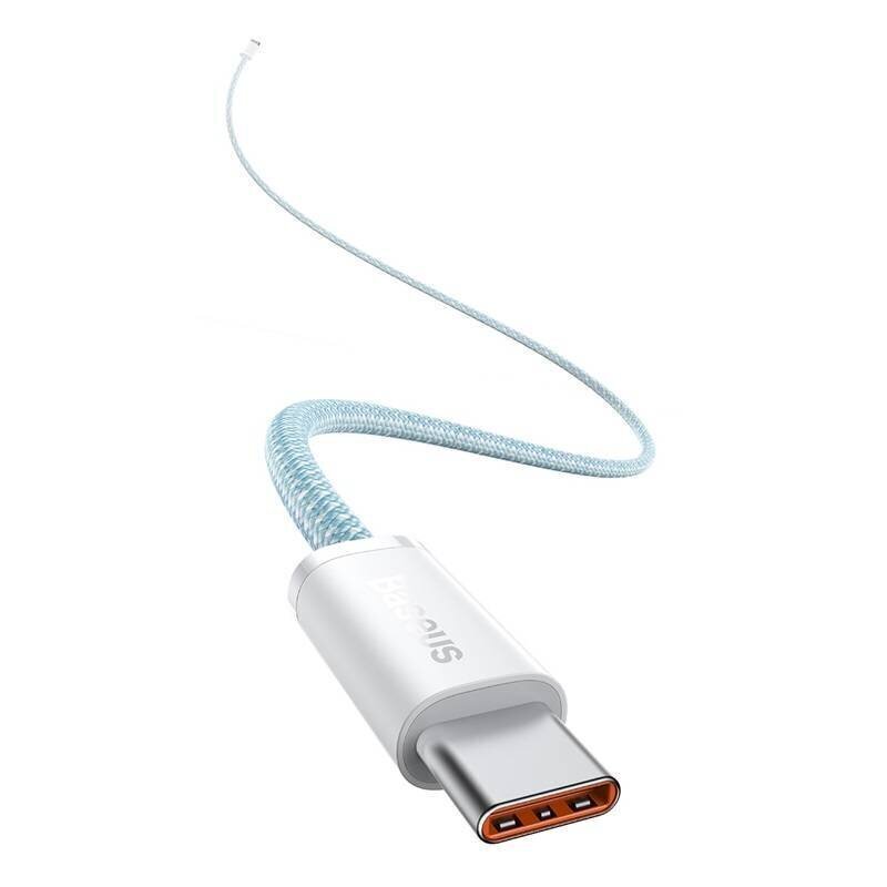 Dynaaminen pohjakaapeli USB-C - USB-C, PD, 100 W, 2 m (sininen). hinta ja tiedot | Puhelinkaapelit | hobbyhall.fi