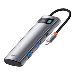 Baseus Hub Adapter 7in1 USB C 2x USB 3.0 + HDMI + USB C PD hinta ja tiedot | Baseus Tietokoneet ja pelaaminen | hobbyhall.fi