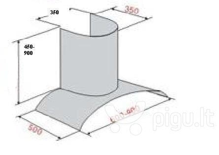 Schlosser H72E 60X/1000 hinta ja tiedot | Liesituulettimet | hobbyhall.fi