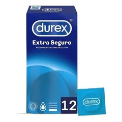 Kondomit Durex Extra Seguro Ø 5,6 cm (12 uds). hinta ja tiedot | Kondomit | hobbyhall.fi