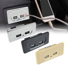 3.1A 12 V Kaksinkertainen USB-Portti Pikalaturi Pistorasia Paneeli Moottoripyörä Auto RV hinta ja tiedot | Moottoripyörien lisätarvikkeet | hobbyhall.fi