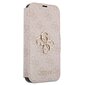 GUBKP13X4GMGPI Guess PU 4G Metal Logo Book Case for iPhone 13 Pro Pink hinta ja tiedot | Puhelimen kuoret ja kotelot | hobbyhall.fi