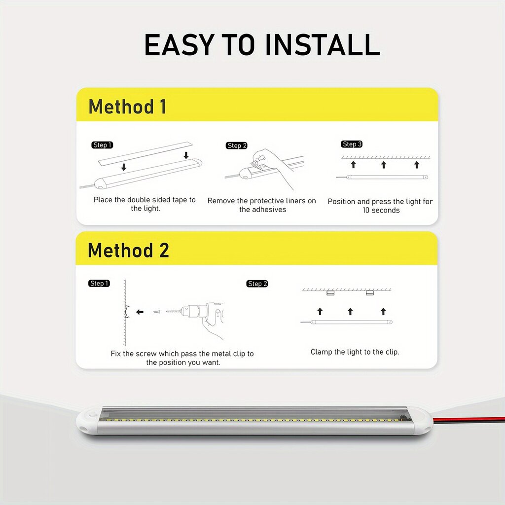 1kpl/2kpl/4kpl 12v LED Valot, 120 LED Auto Sisävalot, LED Nauhat Kytkimellä hinta ja tiedot | Riippuvalaisimet | hobbyhall.fi