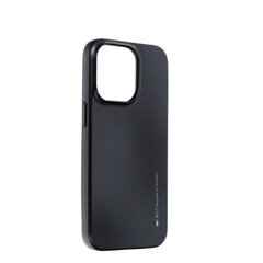 Mercury i-Jelly Metal Effect Thin TPU Hard Protection back cover case for iPhone 13 Mini Cosmo Black hinta ja tiedot | Puhelimen kuoret ja kotelot | hobbyhall.fi